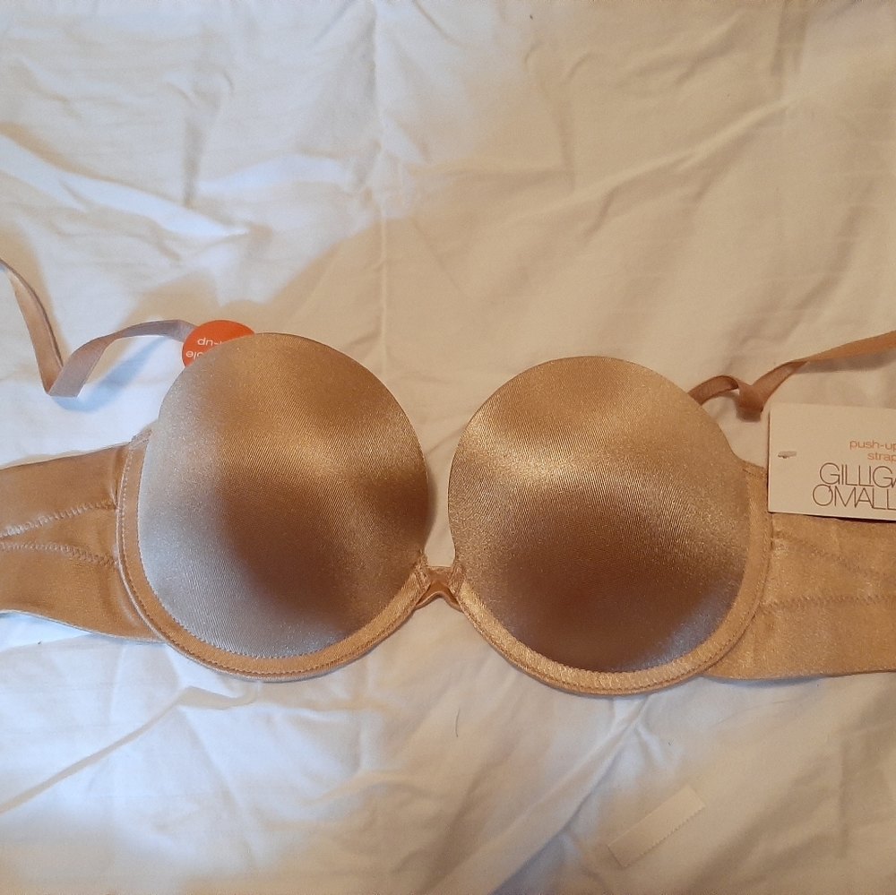 Gilligan & O'Malley strapless bra 34A